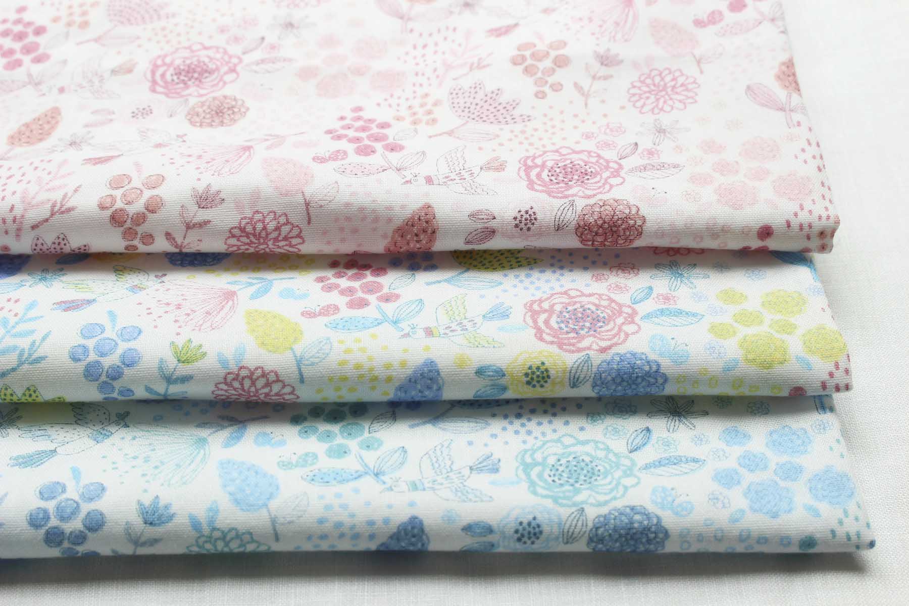 JCダブルガーゼ鳥と幸せの森